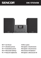 Sencor SMC 5700WDB-SK - Owners manual 